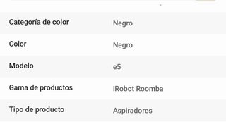 Robot aspirador iRobot Roomba E5