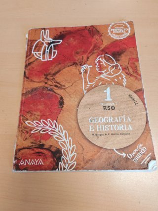 Geografía e historia anaya 1 Eso