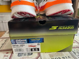 Skechers Aero Razor Zapatillas Running Blancas Nar