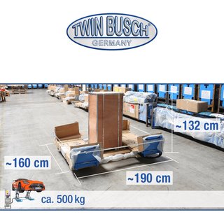 Elevador de tijera Twin Busch 3,0t