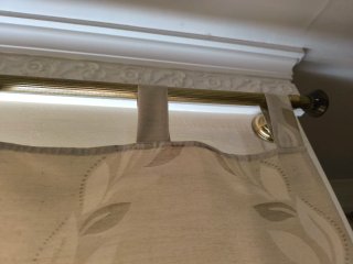 Cortinas Beige Florales