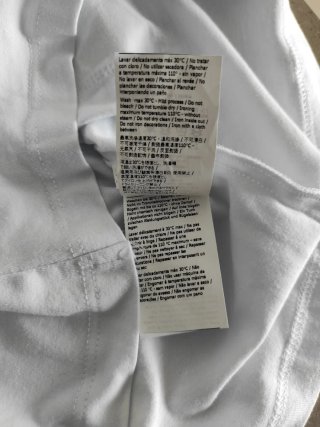 Camiseta GAUDI manga corta blanca y dorada