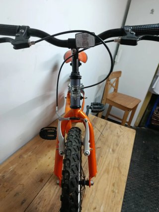 Bicicleta Infantil JL-WENTI Naranja/Gris