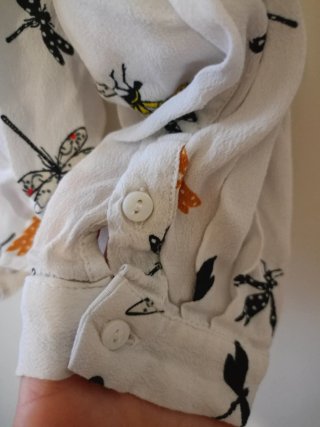 Camicia Zara Basic con Stampa Libellule