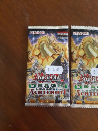 2 Bustine Yu-Gi-Oh! Draghi Scatenati 1 Edizione