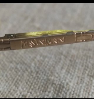 Gafas Vintage YSL Hombre Oro y Marrón