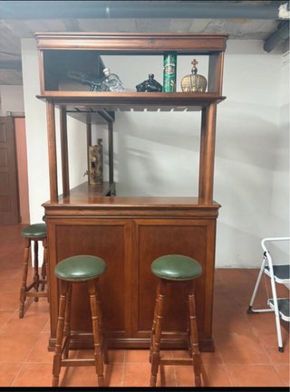 Barra de madera maciza