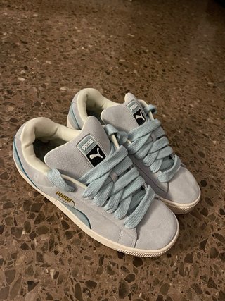 Zapatillas Puma usadas Azul Claro