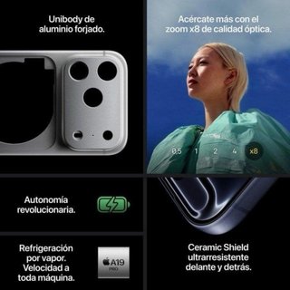 iPhone 17 Pro Naranja Cósmico 256GB