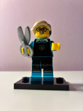 Lego Minifigura Peluquero con Tijeras