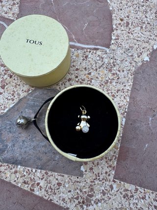 Colgante Osito Dorado con Circonitas