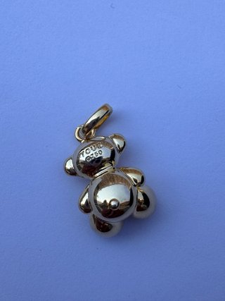 Colgante Osito Dorado con Circonitas