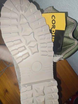 Botas militares CORDURA beige/verde