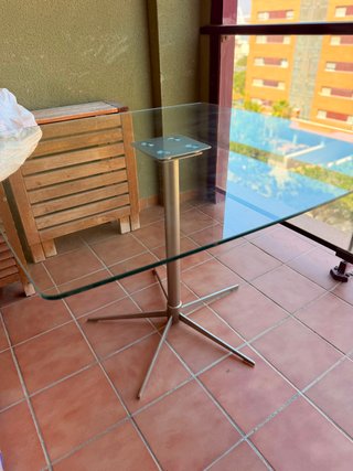 Mesa cristal Bo-Concept como nueva