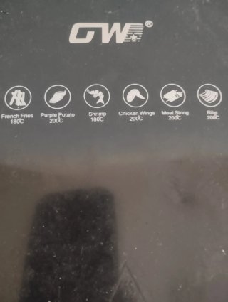 Freidora de aire GWA negra
