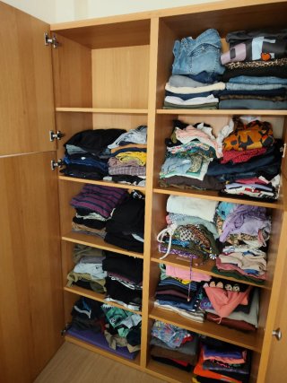 Mueble de madera para habitación, almacenaje,.
