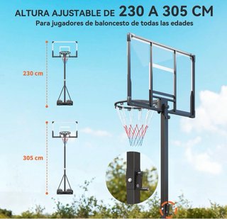 Canasta de baloncesto portátil