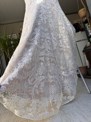 Elegante Vestido de Novia Sirena Encaje