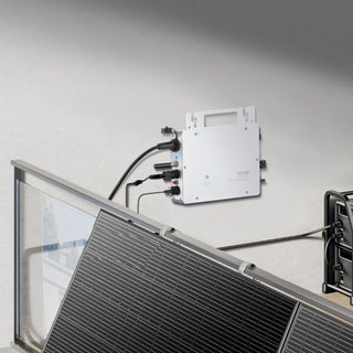 Inversor Micro Solar de Conexión a Red, 600W, Inversor Micro Solar, Inversor de Energía Solar de Aleación de Aluminio Impermeable IP67, Voltaje de Funcionamiento DC18-50V con Antena Wifi APP y Cab...