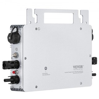 Inversor Micro Solar de Conexión a Red, 600W, Inversor Micro Solar, Inversor de Energía Solar de Aleación de Aluminio Impermeable IP67, Voltaje de Funcionamiento DC18-50V con Antena Wifi APP y Cab...