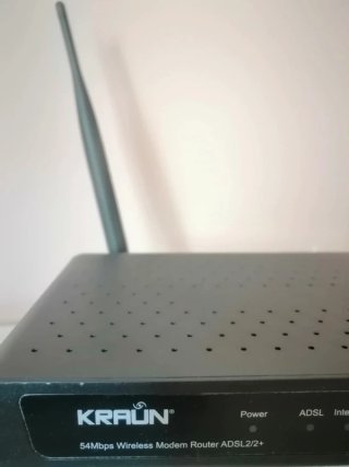 Router Modem Wireless Kraun 54 Mbps ADSL2/2+