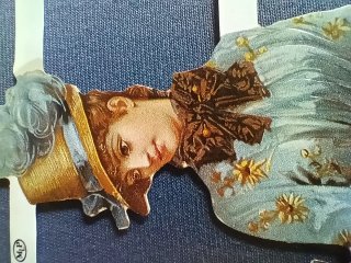 Cromos troquelados ingleses victorianos