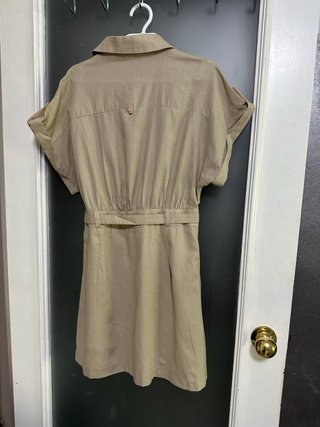 Vestido Zara lino
