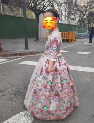 Vestido Fallera Niña 8-9 Años