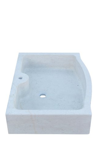 Lavandino in marmo bianco di Verona Made in Italy