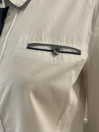 Camisa Armani Jeans Blanca Manga Larga