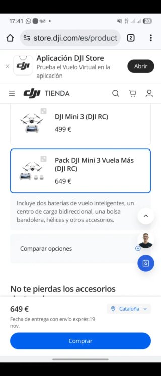 DJI Mini 3 Fly More Combo RC2