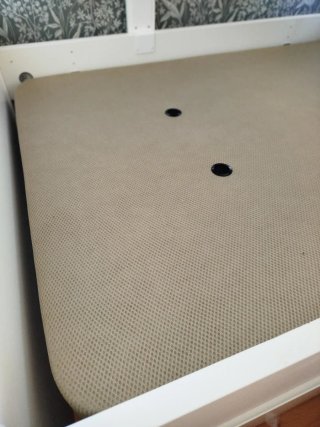 Cama nido Bainba madera lacada en blanco.