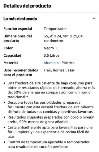 Tefal Easy Fry Essential Freidora Aire