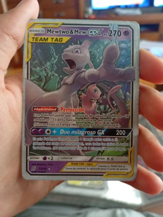 Mewtwo & Mew GX TEAM TAG Pokémon Card