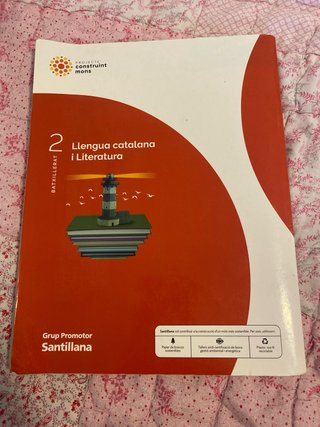 Llengua catalana i literatura, 2 batxillerat, P...