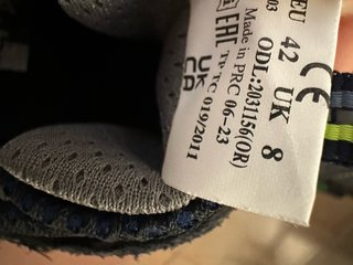 Zapatos seguridad velcro Cofra 42
