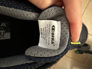Zapatos seguridad velcro Cofra 42