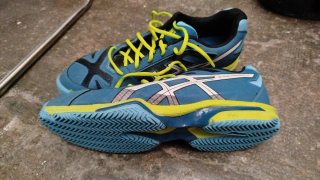 Zapatillas pádel Asics azules