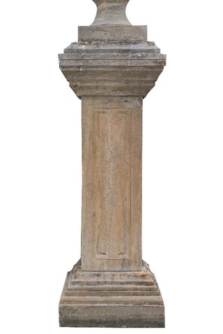 Vaso con base in pietra L65xP65xH198 cm · Vasi
