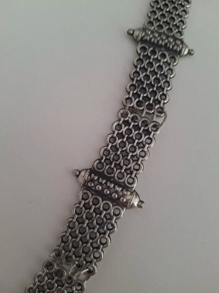 Collar Tribal largo con pendientes
