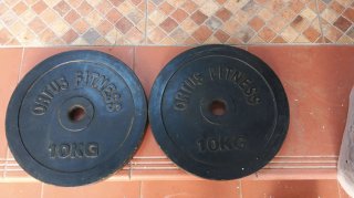 Discos de Pesas Ortus Fitness 10kg (2 unidades)