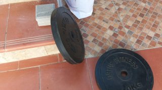 Discos de Pesas Ortus Fitness 10kg (2 unidades)