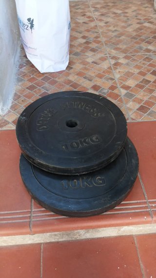 Discos de Pesas Ortus Fitness 10kg (2 unidades)