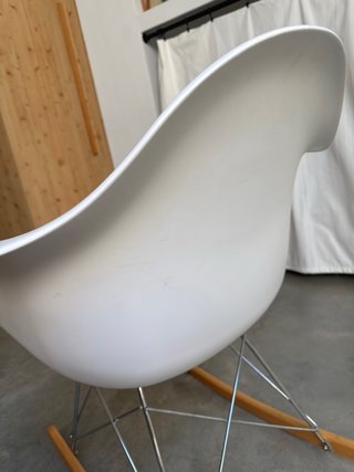 Sillón balancín blanco