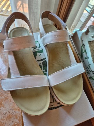 Sandalias Panama Jack /Blanco