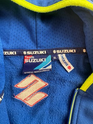 Chaqueta Suzuki Oficial Azul y Verde