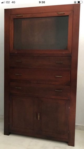 Mueble auxiliar de salón madera maciza