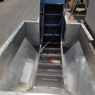 Elevador Enfriador Inox con Balsa (Tolva Inundada)