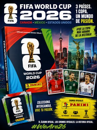 Venta Cromos Panini Mundial FIFA 2026