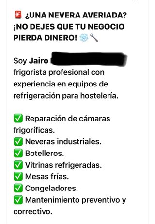 ¿UNA NEVERA AVERIADA? Llámame!